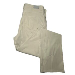 Peter Millar Mens 38x34 Beige EB66 Performance 5 Pocket Golf Pants